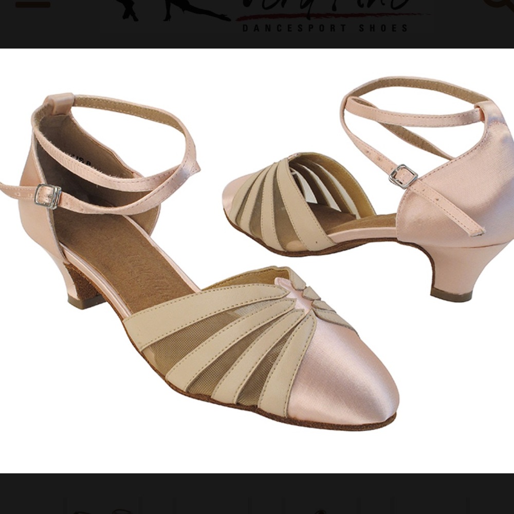 Very Fine Dance Shoes Salsa Series SERA3543 Flesh Satin 5